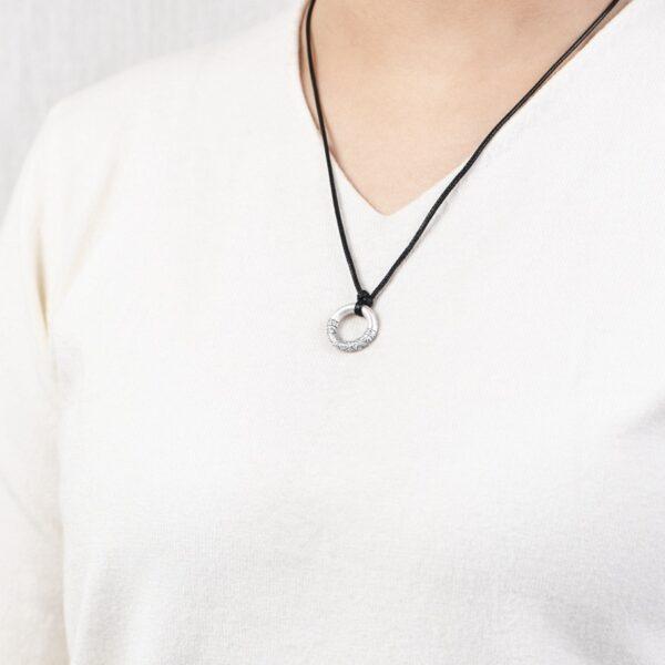 s990 fine silver retro cloud ring pendant, silver ring pendant - Image 4