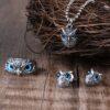 silver stud earrings, silver ring, silver pendant, s925 sterling silver ring, oxidized silver ring