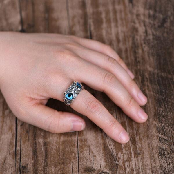 silver stud earrings, silver ring, silver pendant, s925 sterling silver ring, oxidized silver ring - Image 5