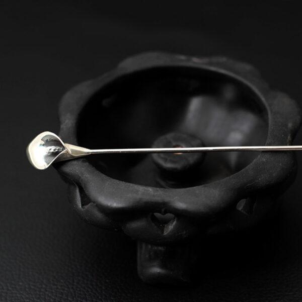 Calla Lily hairpin, flower hairpin, silver hairpin, s925 sterling silver, hair stick - Image 7