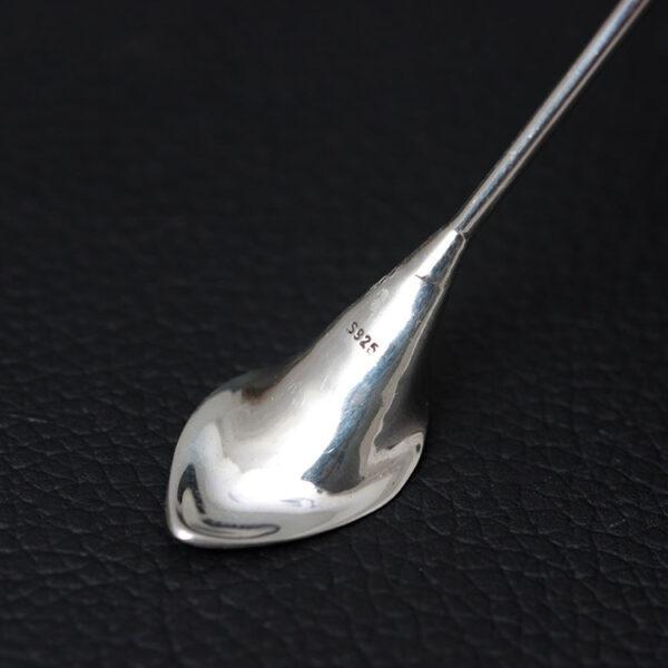 Calla Lily hairpin, flower hairpin, silver hairpin, s925 sterling silver, hair stick - Image 8